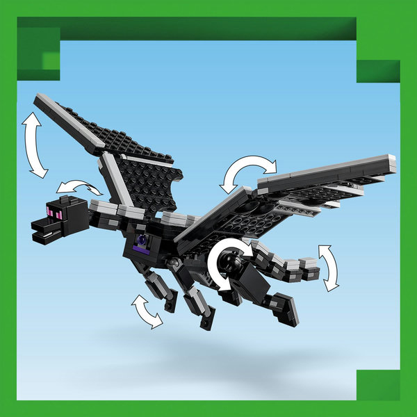 LEGO Minecraft L&rsquo;Enderdrago e la Nave dell&rsquo;End