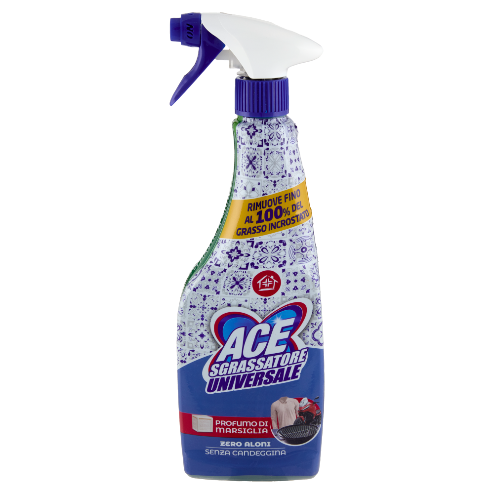 Ace Sgrassatore Universale Profumo di Marsiglia Senza Candeggina 600 ml