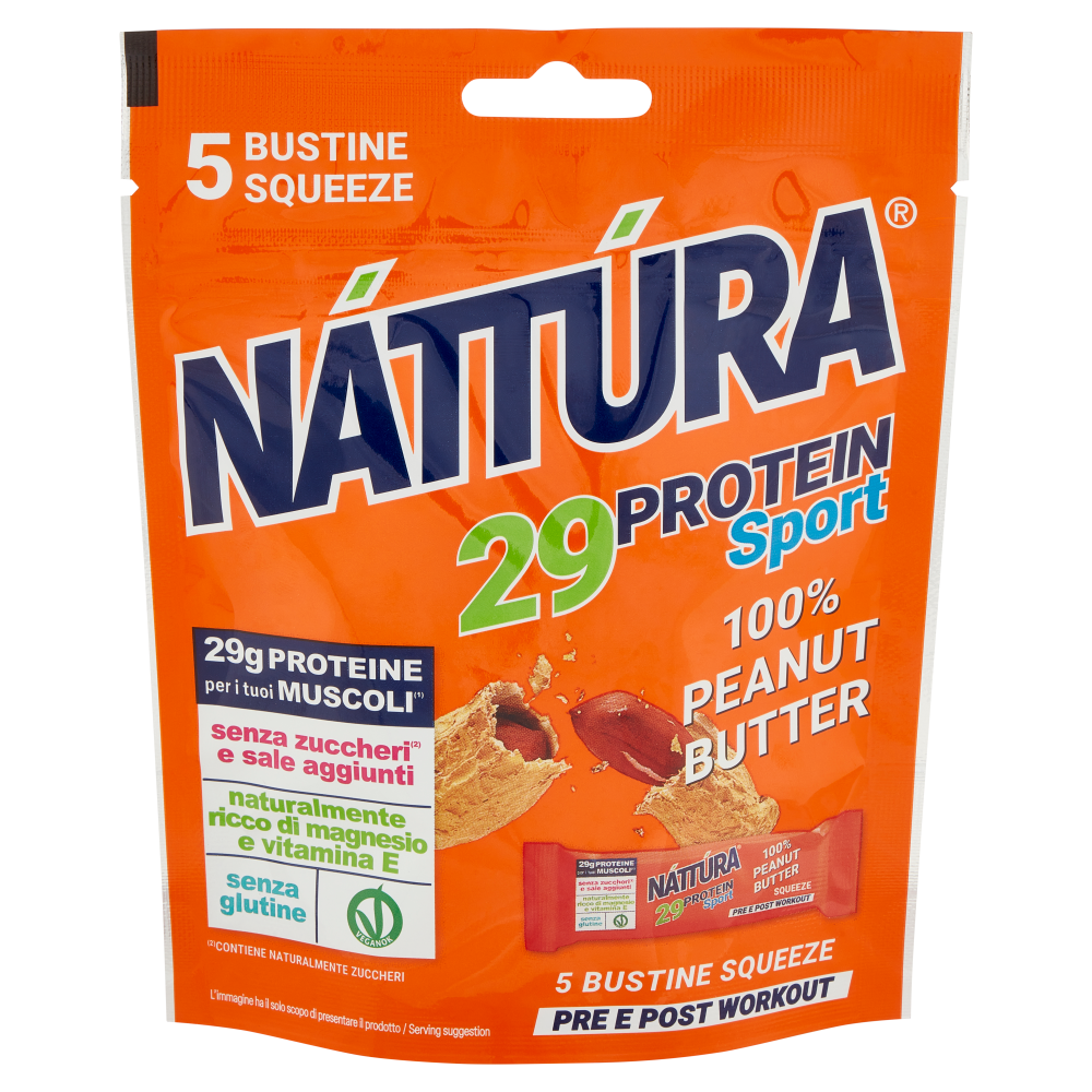 Náttúra 29 Protein Sport 100% Peanut Butter 5 x 15 g