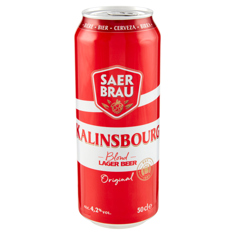 Saer Brau Kalinsbourg Blond Lager Beer 50 cl