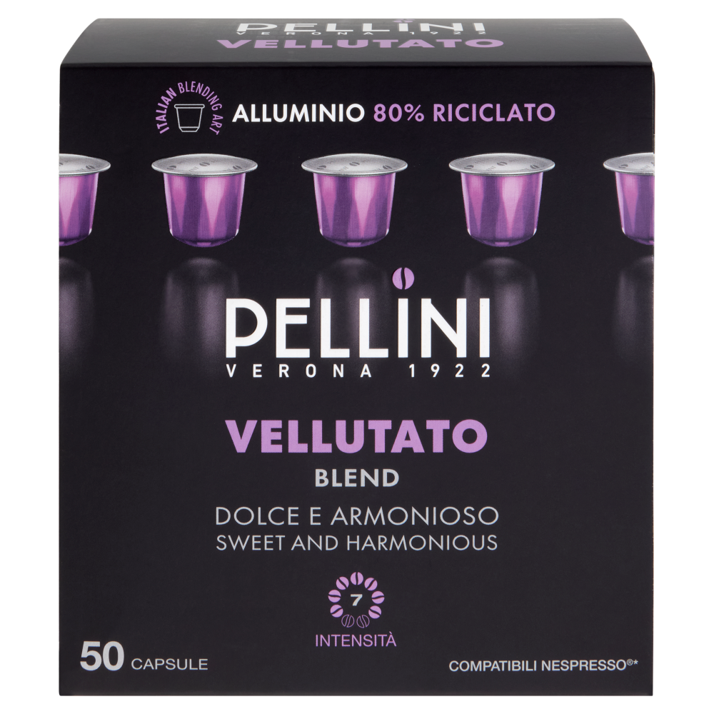 Pellini Vellutato Compatibili Nespresso* 50 Capsule 275 g