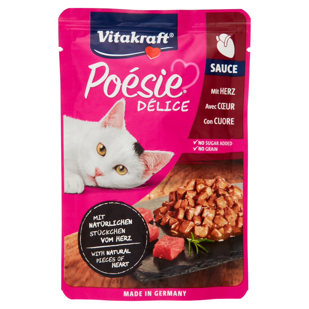 Vitakraft Poésie Délice Sauce con Cuore 85 g