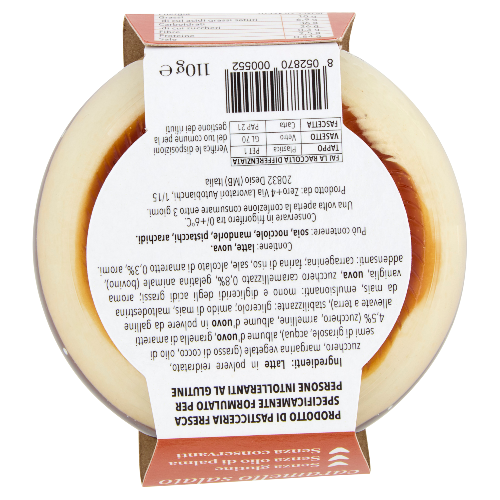 Senza Peccato Amaretto e caramello salato 110 g