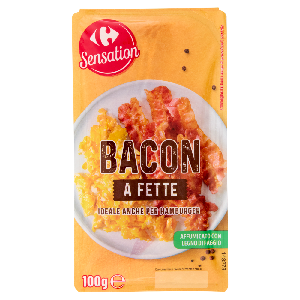 Carrefour Sensation Bacon a Fette 100 g