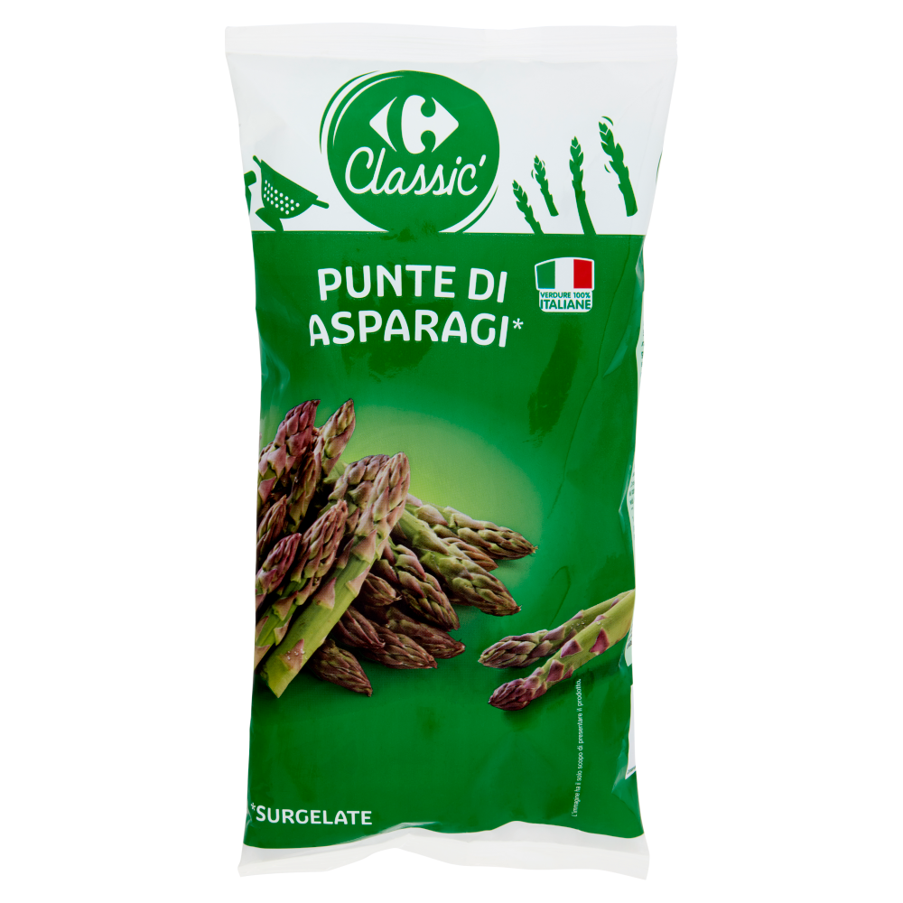 Carrefour Classic Punte di Asparagi Surgelate 300 g