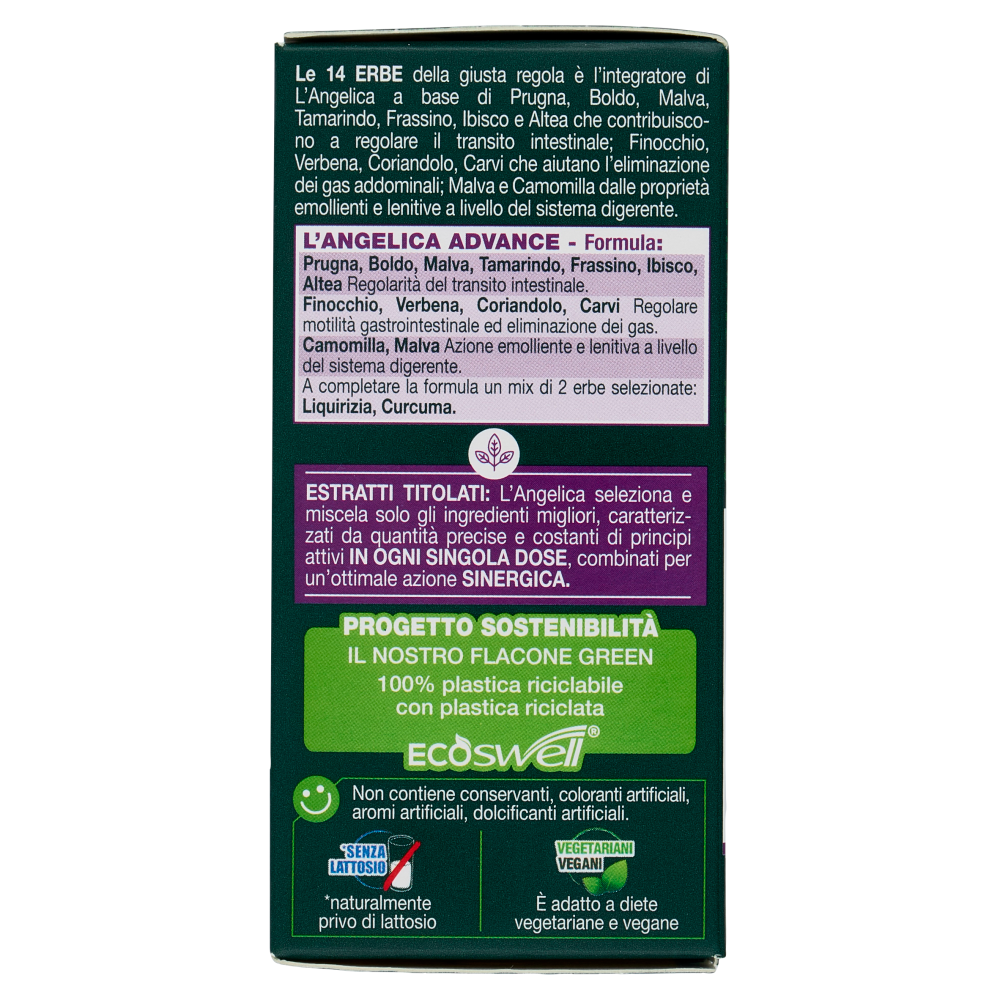 L'Angelica Advance le 14 Erbe della giusta regola 75 Compresse 39,75 g