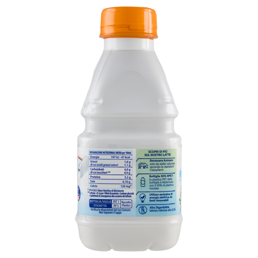 Brescia Latte di Centrale Alta Digeribilit&agrave; Parzialmente Scremato Senza Lattosio 500 ml