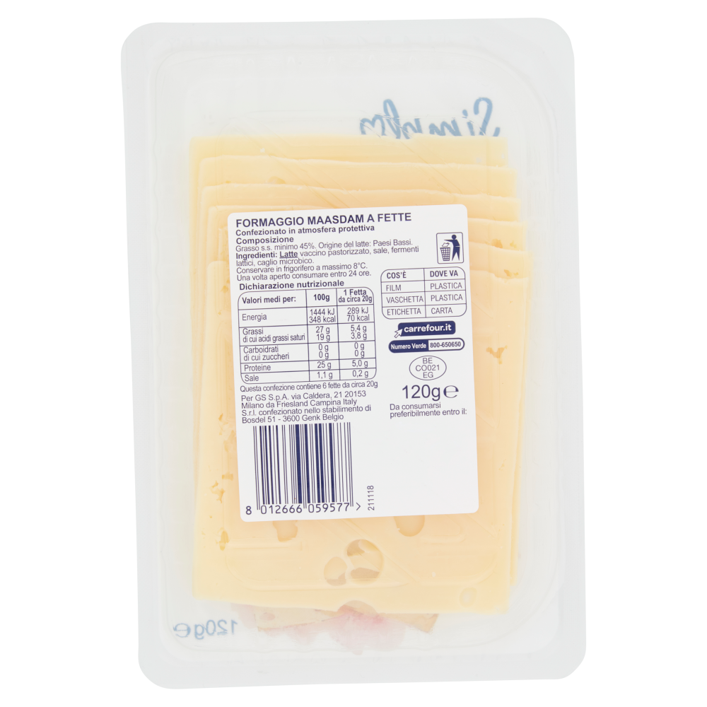 Simpl Fettine di Maasdam 120 g
