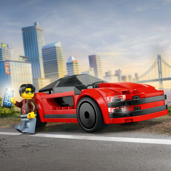 LEGO City Auto sportiva rossa