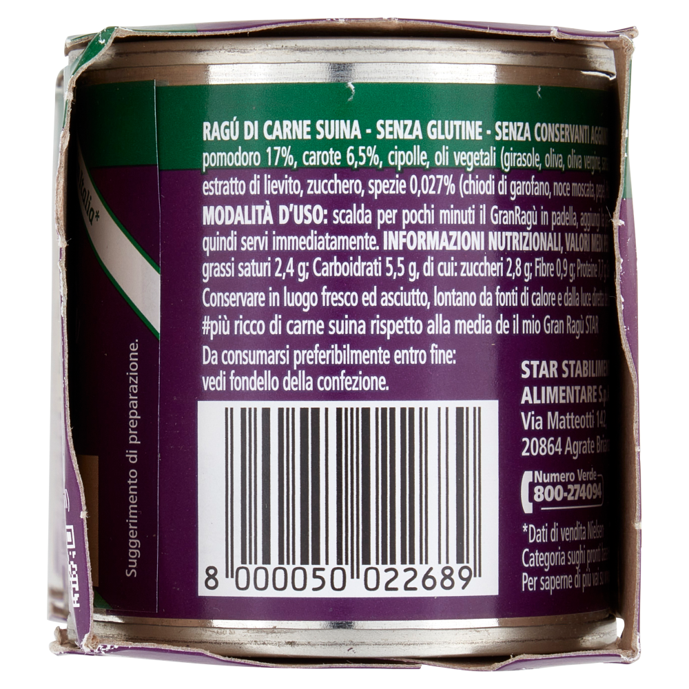 Star il mio Gran Ragù Extra Gusto 3 x 100 g