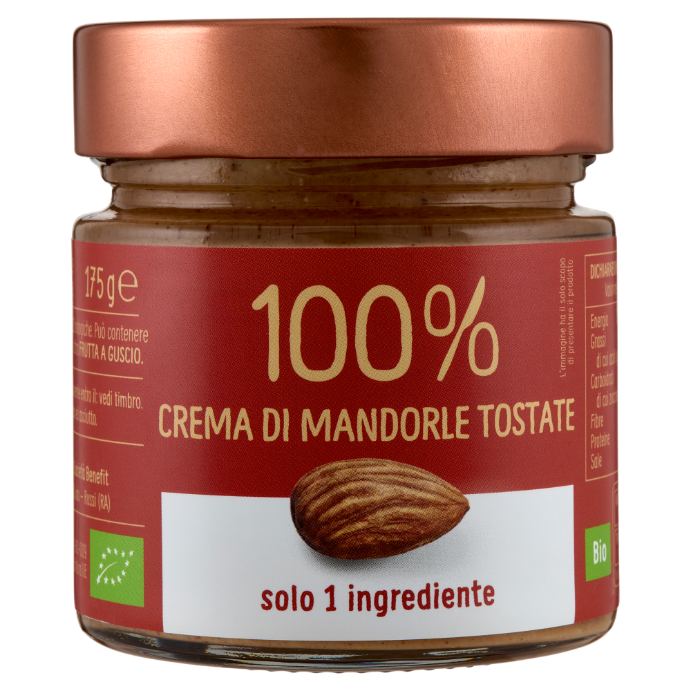 Euro Company 100% Crema di Mandorle Tostate Bio 175 g