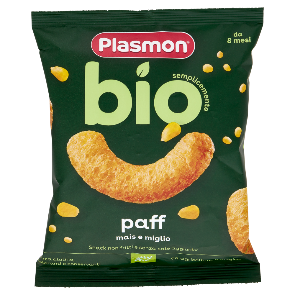 Plasmon semplicemente bio paff mais e miglio 15 g