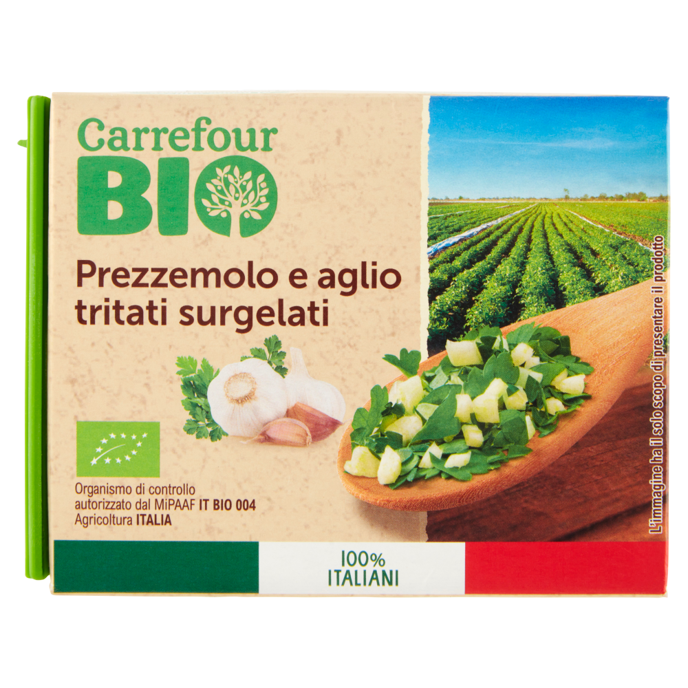 Carrefour Bio Prezzemolo e aglio tritati surgelati 100 g