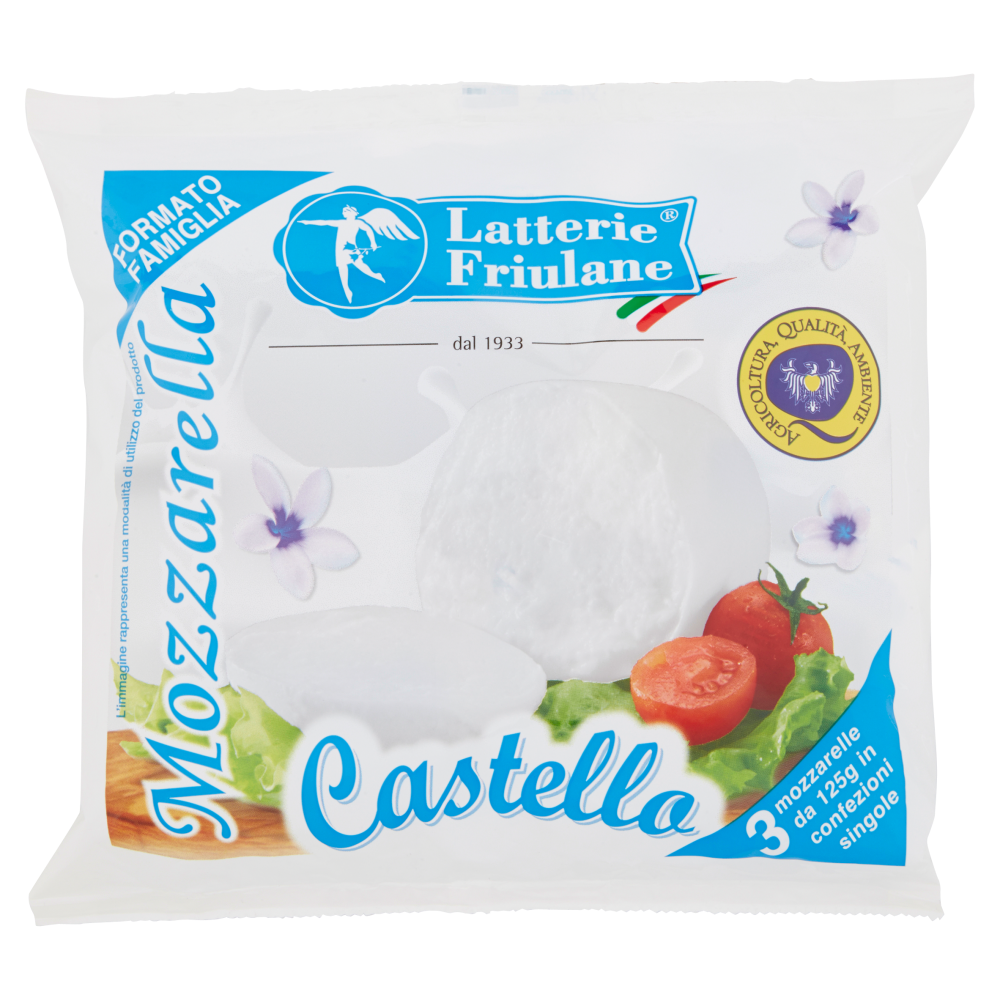 Latterie Friulane Mozzarella Castello 3 x 125 g