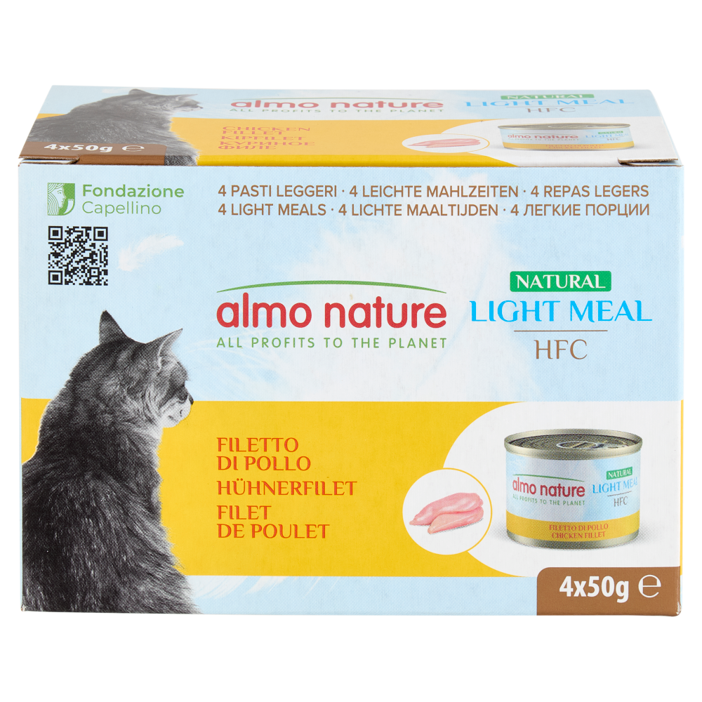 almo nature Natural Light Meal HFC Filetto di Pollo 4 x 50 g