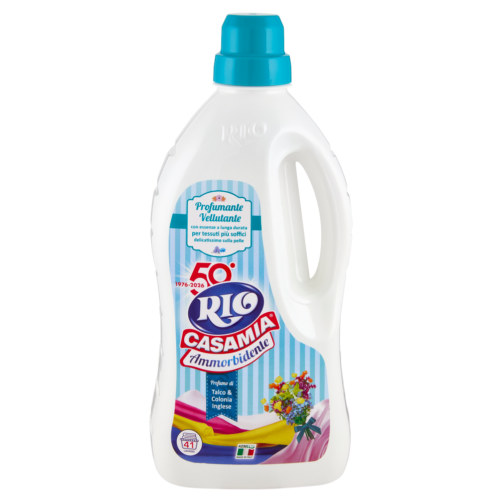 Rio Casamia Ammorbidente Profumo di Talco & Colonia Inglese 1640 ml