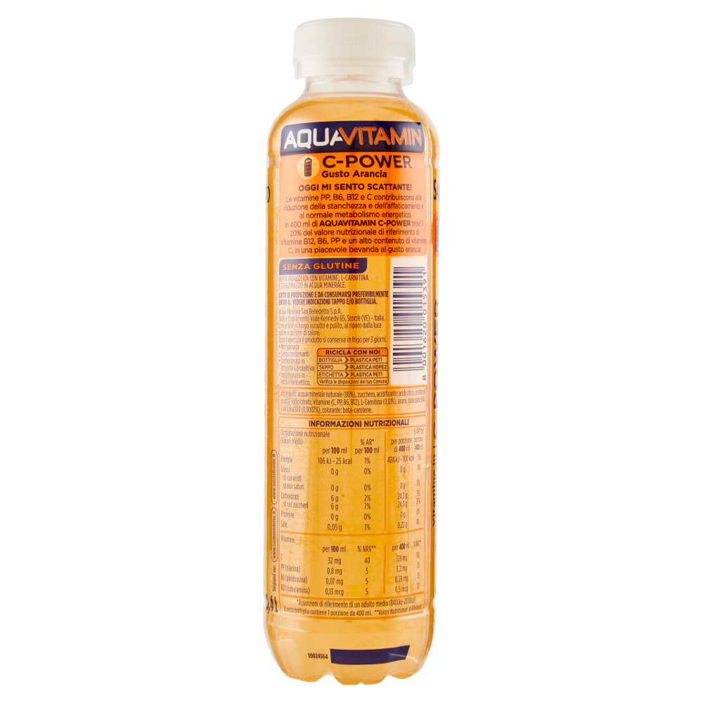 San Benedetto Aquavitamin C-Power Gusto Arancia 0,4 L