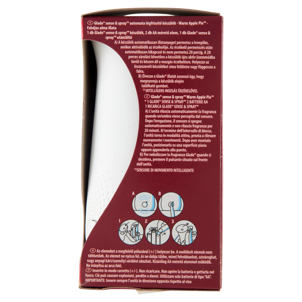 Glade&reg; Sense&Spray Diffusore + Riarica Limited Edition Warm Apple Pie 18ml