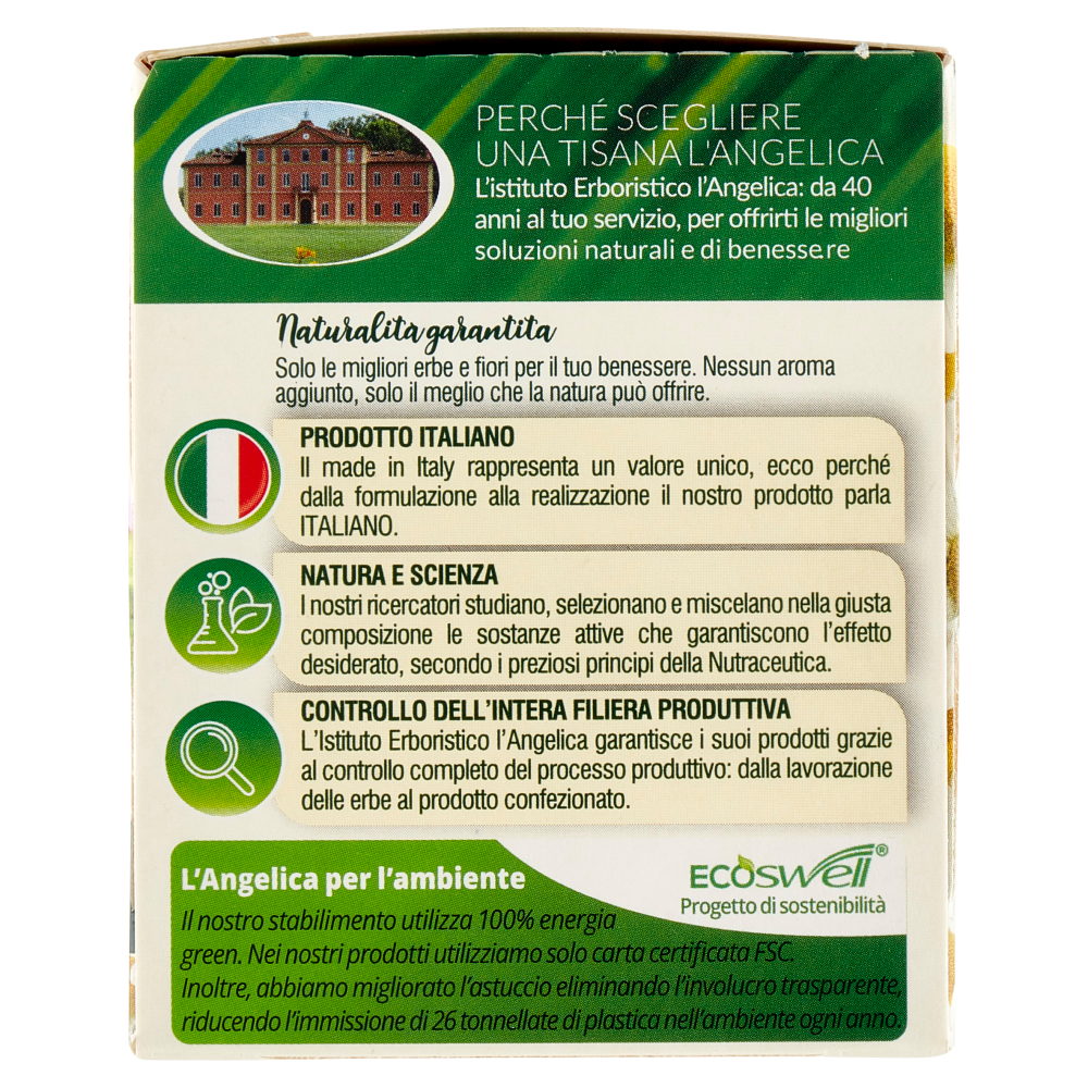 L'Angelica Le Tisane Della Sera Rilassante Active 18 Filtri 27,9 g