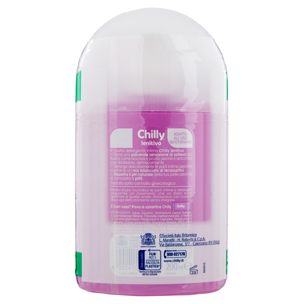 Chilly lenitivo Detergente Intimo 2 x 200 ml