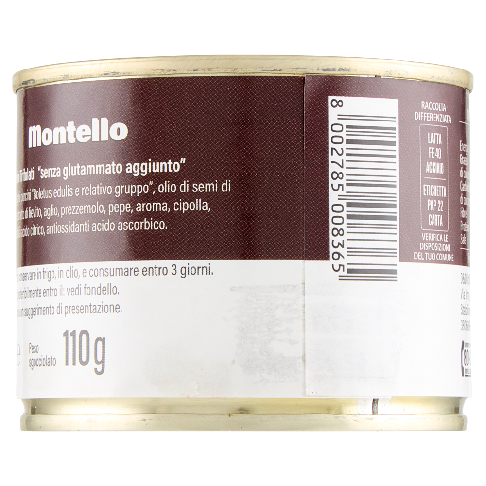 Montello funghi porcini trifolati 180 g