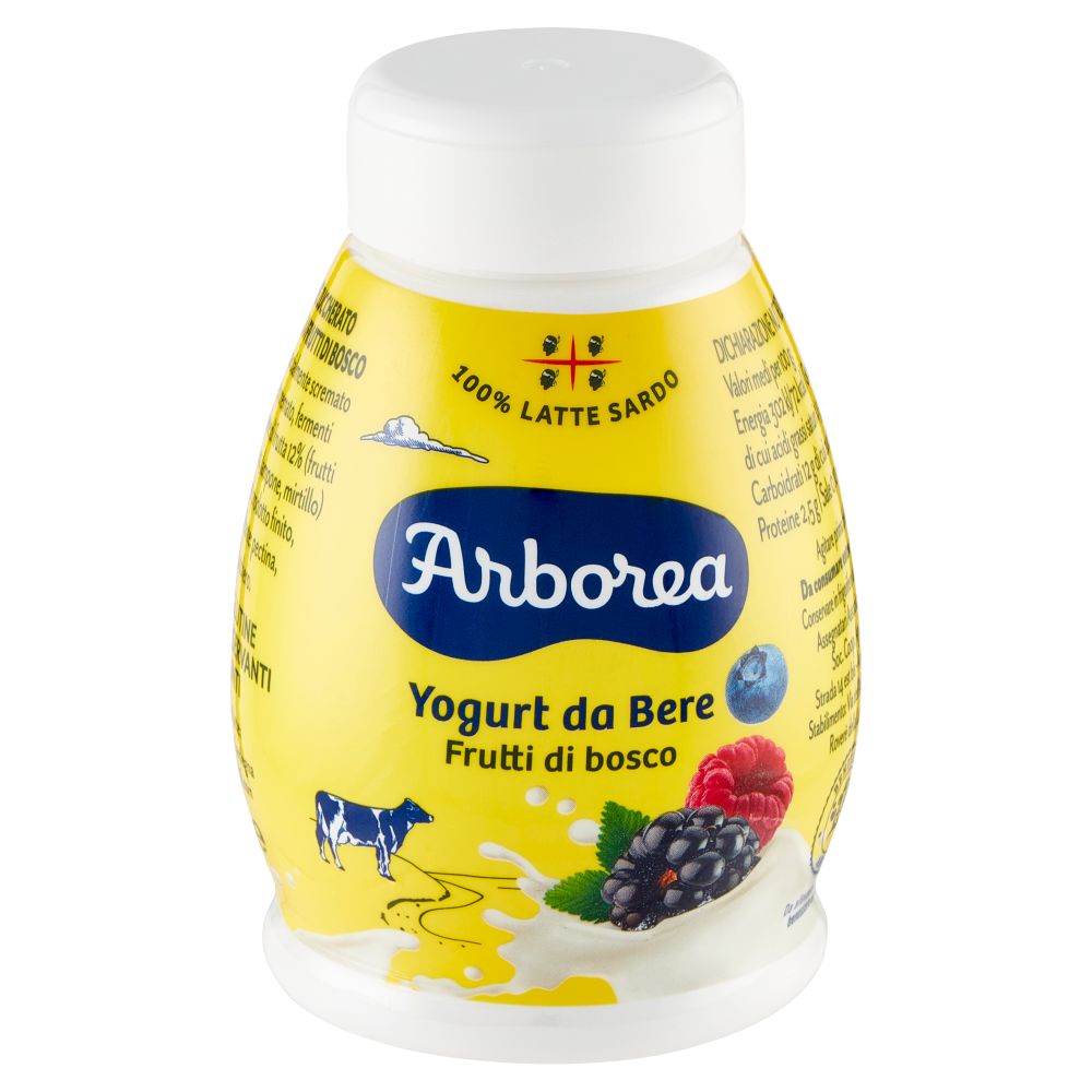 Arborea Yogurt da Bere Frutti di bosco 200 g