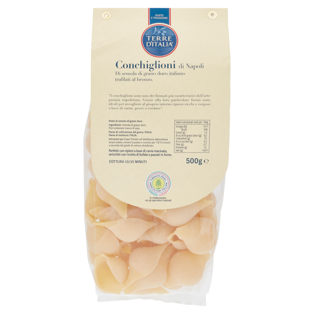 Terre d'Italia Conchiglioni di Napoli 500 g