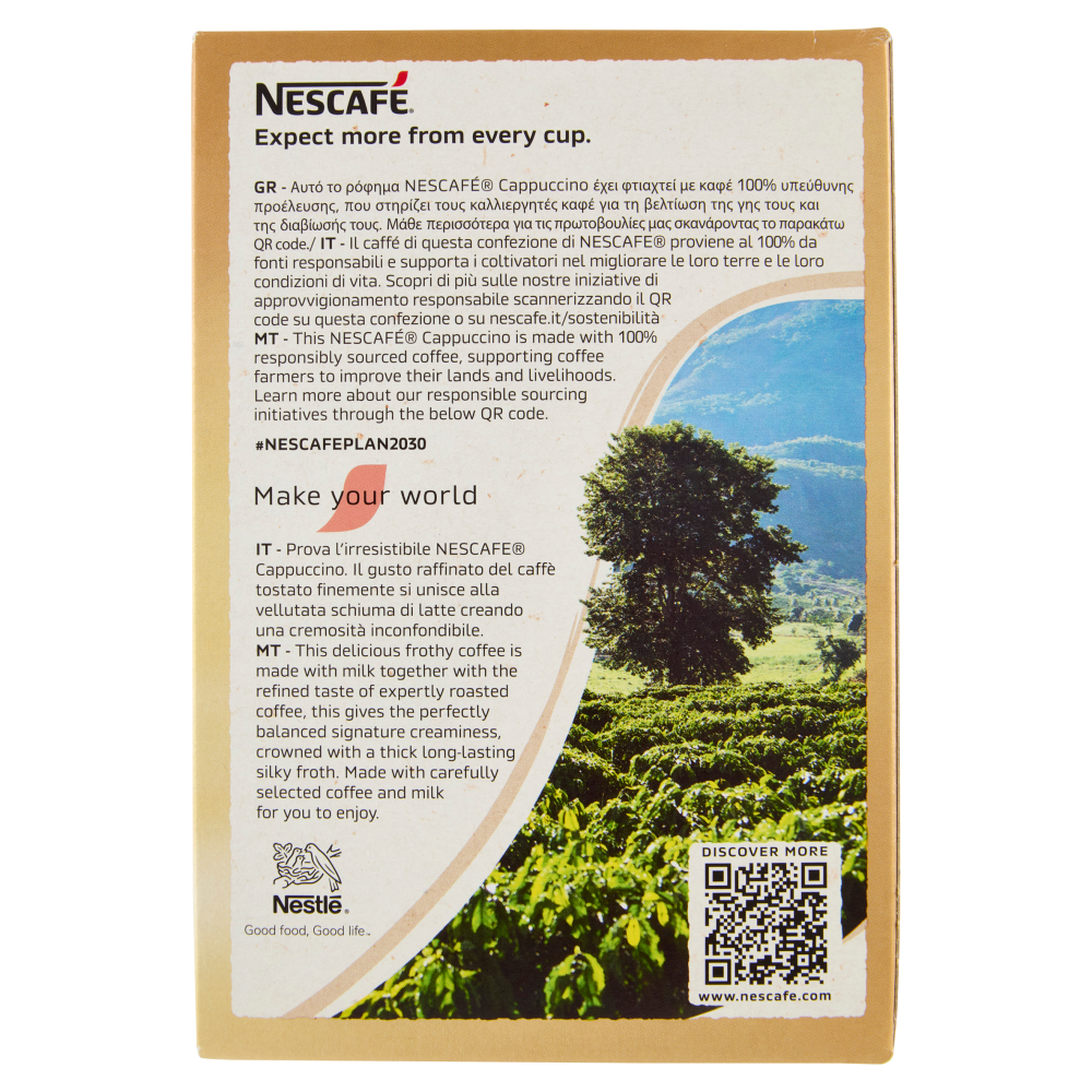 NESCAFÉ Cappuccino Solubile 10 Bustine 140g
