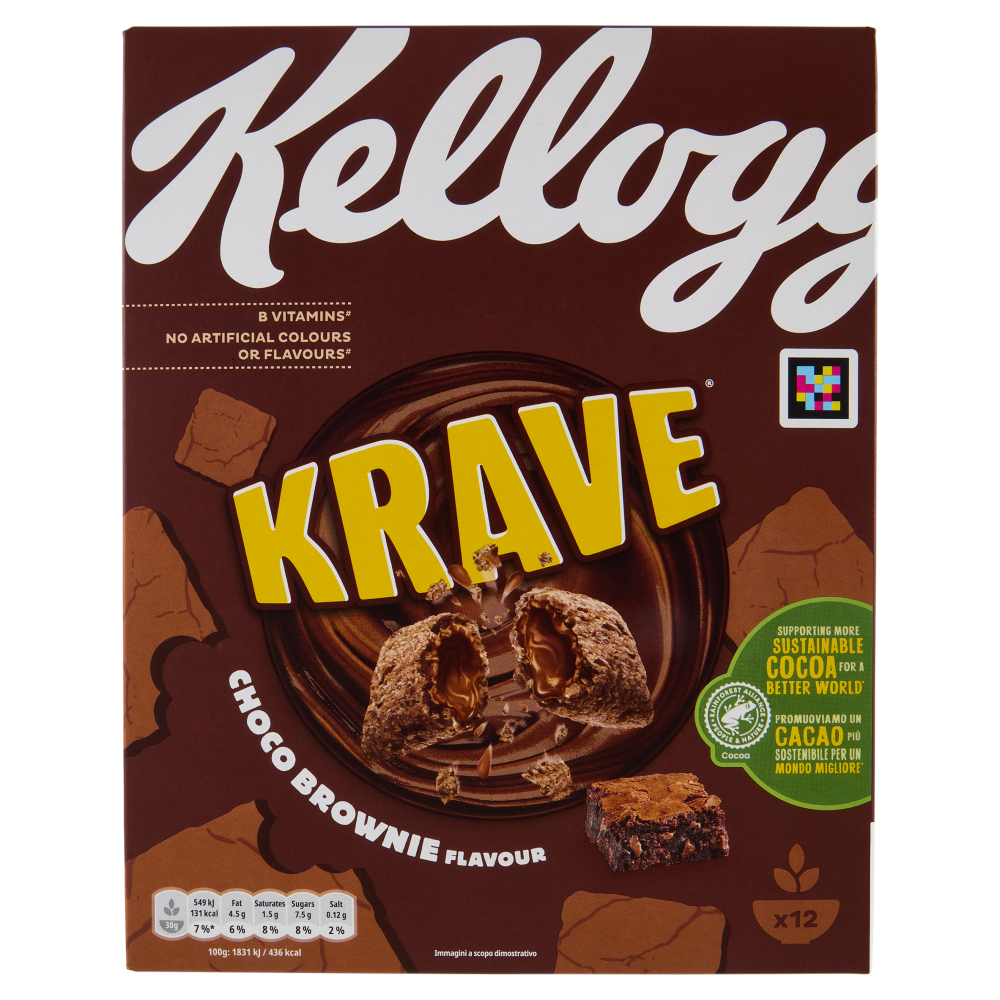 Kellogg's Krave Choco Brownie Flavour 375 g