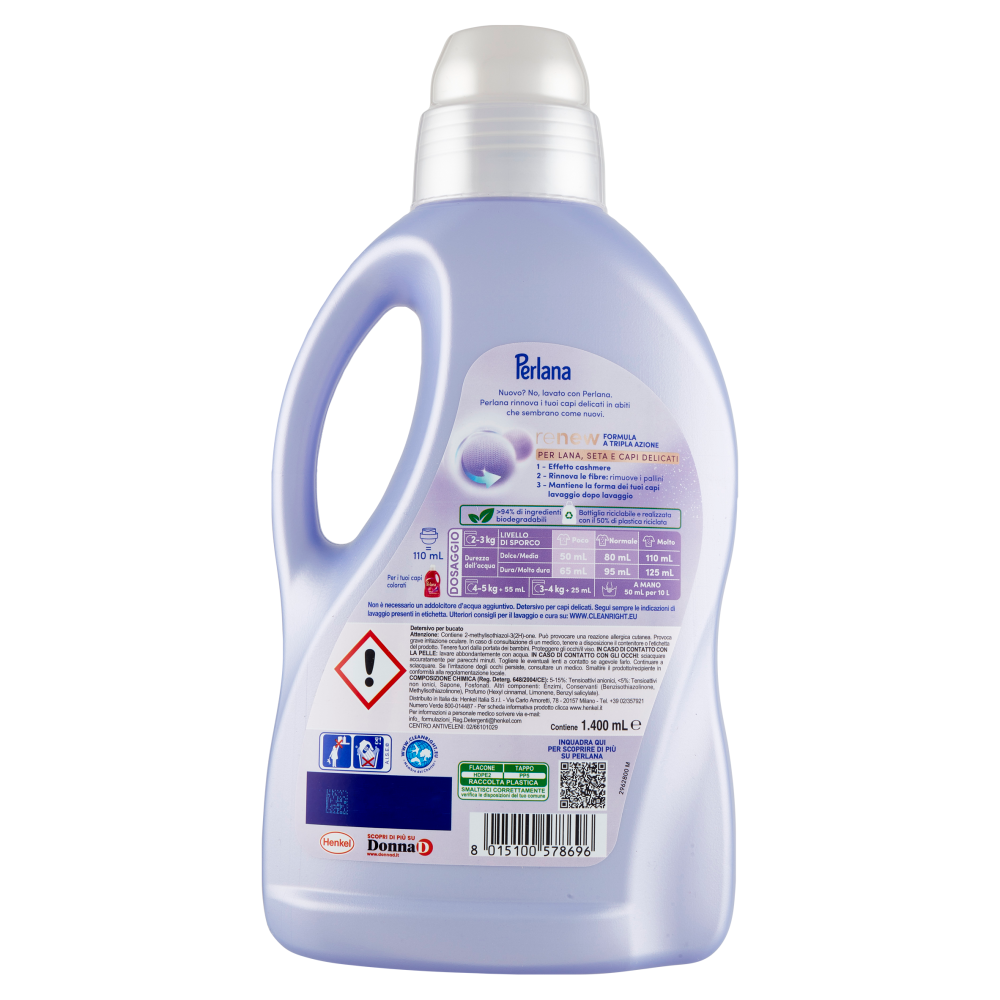 PERLANA Detersivo Delicati Lavanda 28 lavaggi 1.400 mL