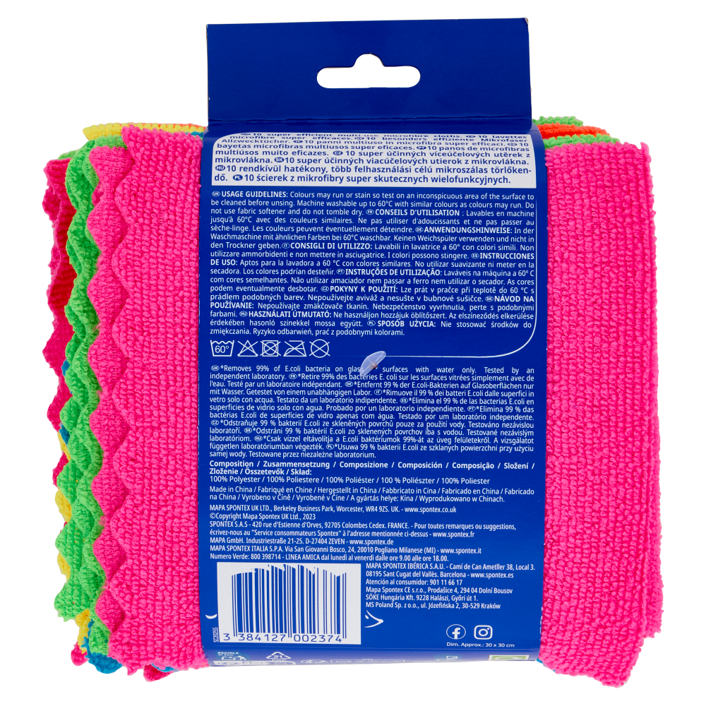 Spontex Microfibre x10