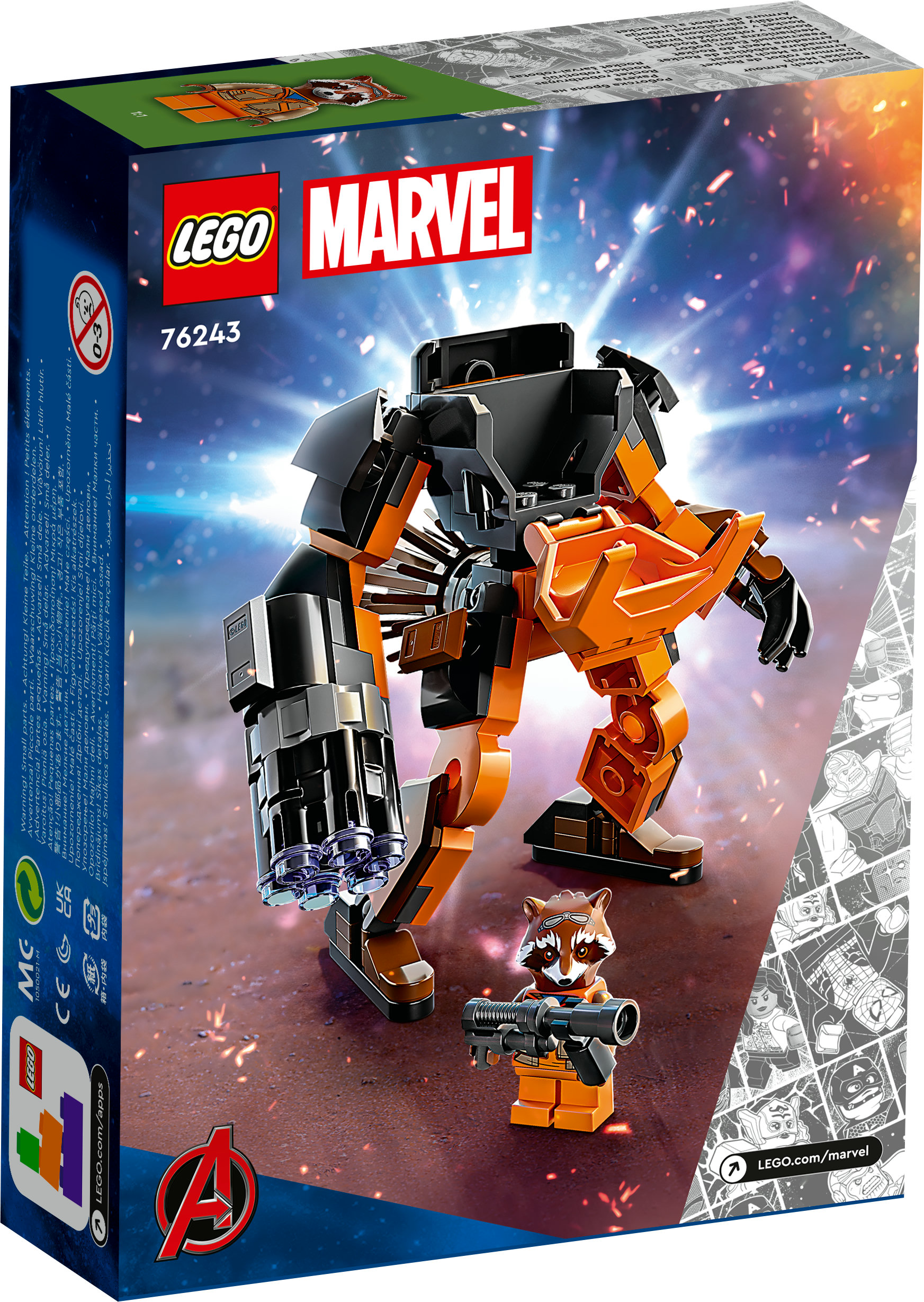 LEGO Marvel Avengers Armatura Mech Rocket
