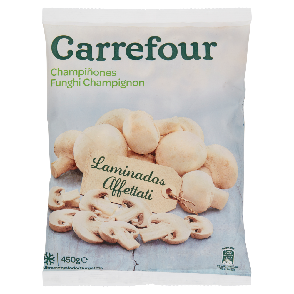 Carrefour Funghi Champignon Affettati Surgelato 450 g