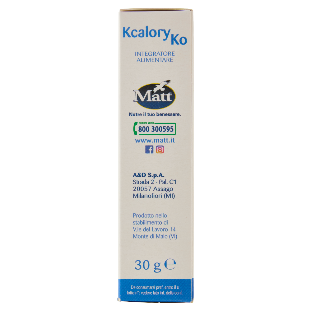 Matt Nutrition Kcalory Ko 30 compresse 30 g