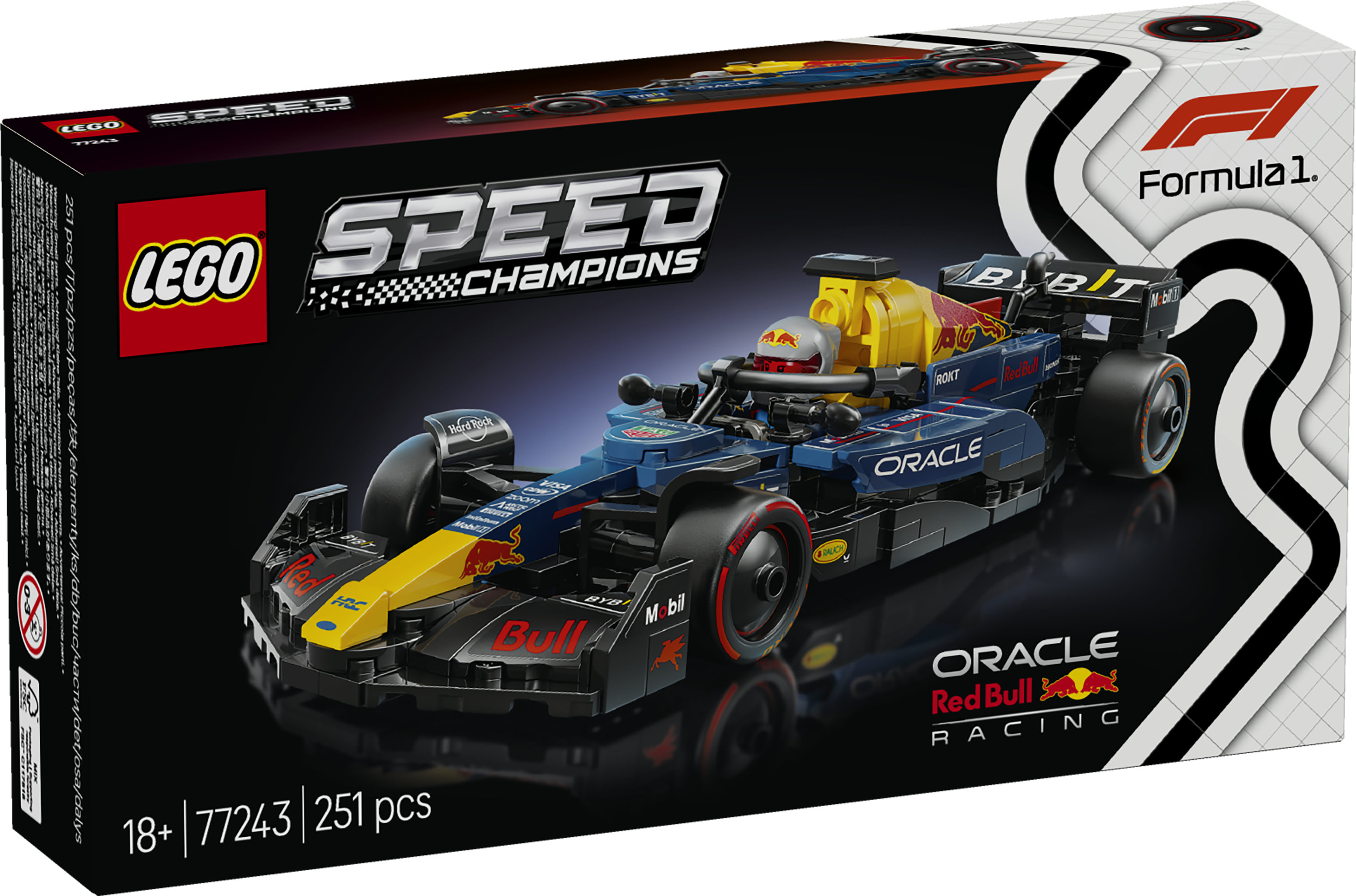 LEGO Speed Champions 77243 Auto da Corsa F1 Oracle Red Bull Racing RB20 Macchina da Collezione, Regalo Uomo, Donna e Adulti