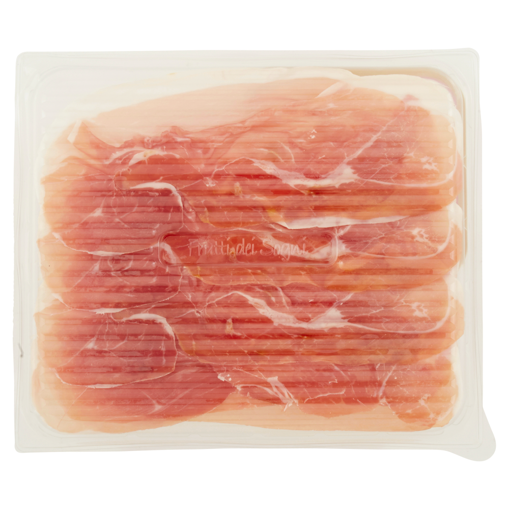 Frutti dei Sogni le fette delicate Prosciutto di Carpegna D.O.P. Stagionato Minimo 18 Mesi 0,100 kg