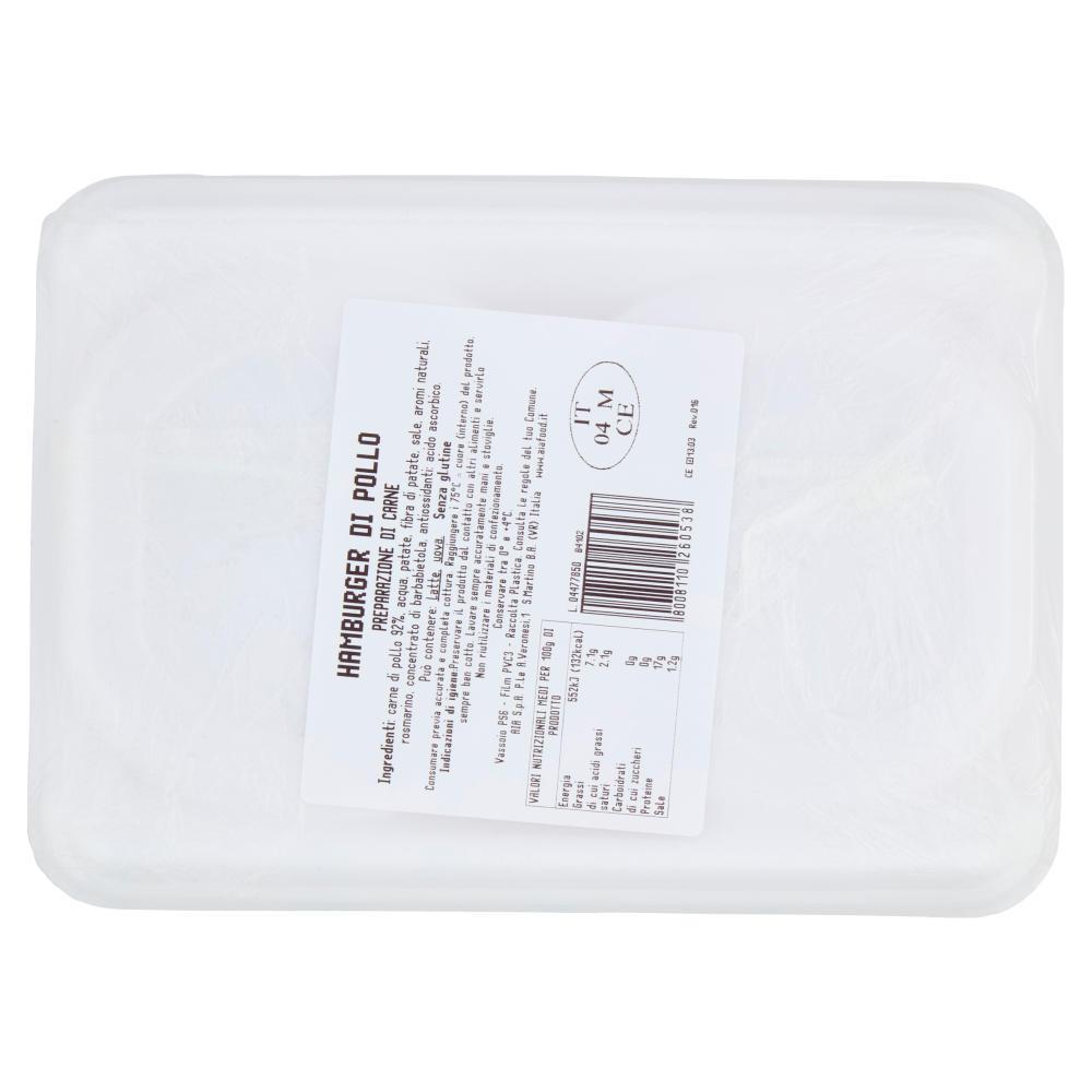 Aia Carne al Fuoco Hamburger Classico di Pollo 0,200 kg