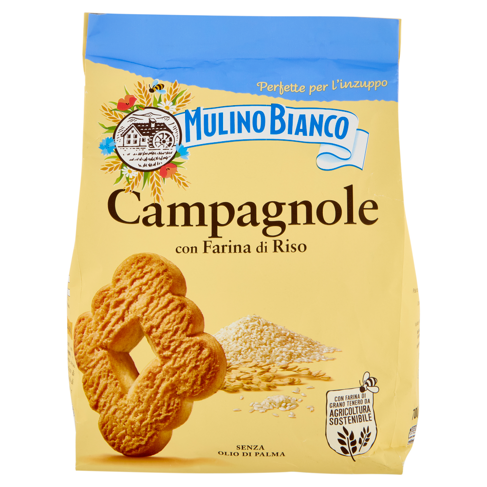 Mulino Bianco Campagnole Biscotti con Farina di Riso 700g