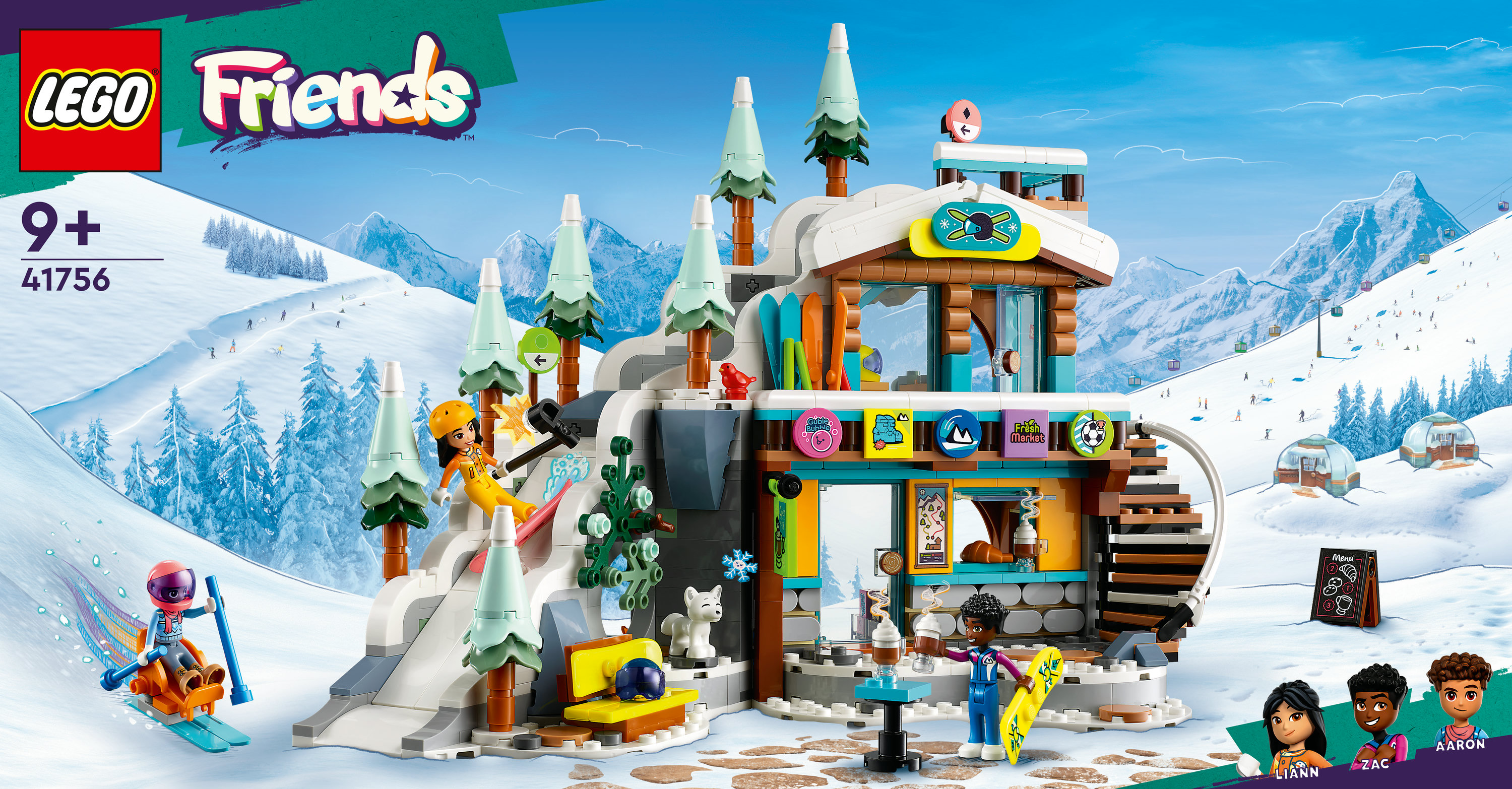 LEGO Friends Pista da sci e baita
