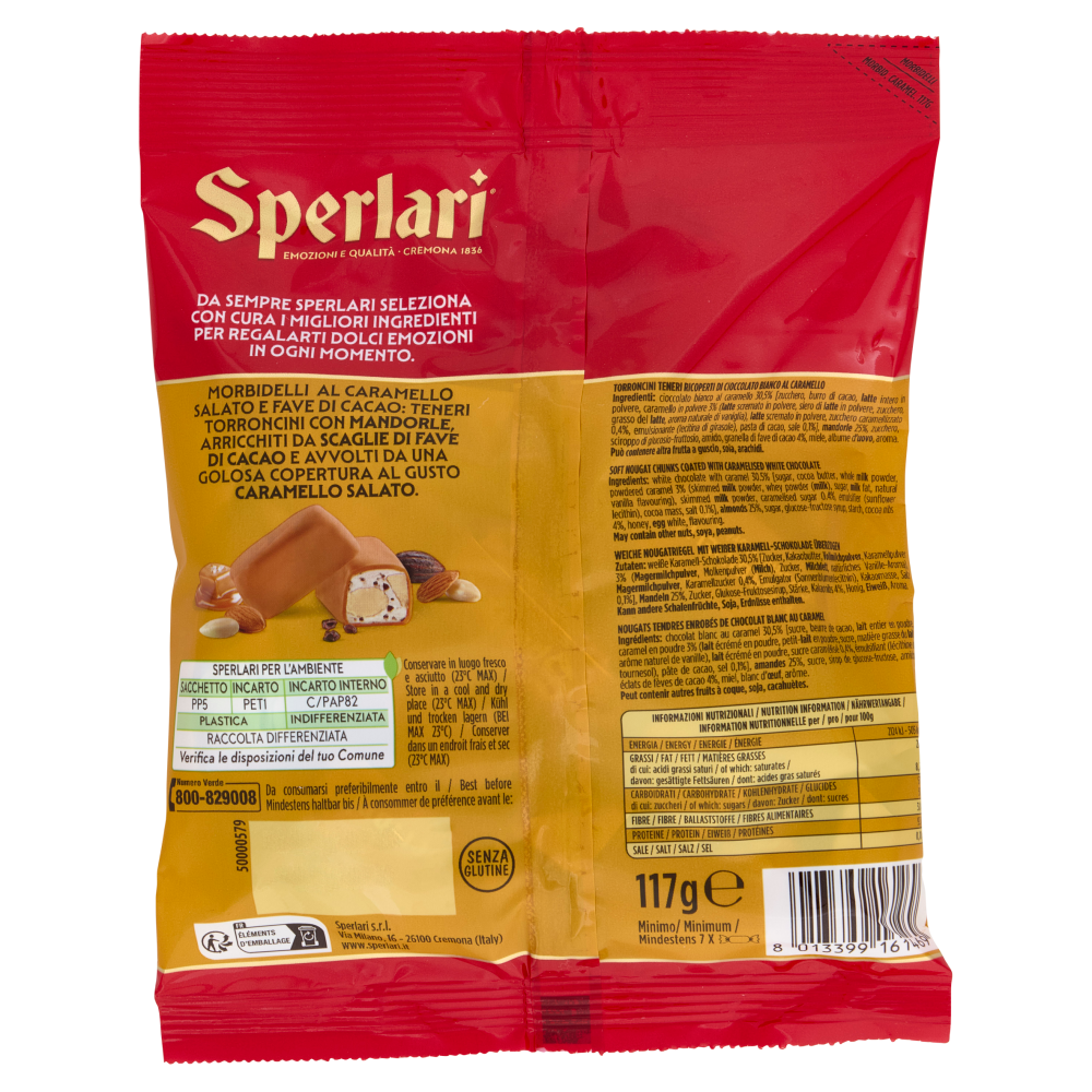 Sperlari Morbidelli al Caramello Salato e Fave di Cacao 117 g