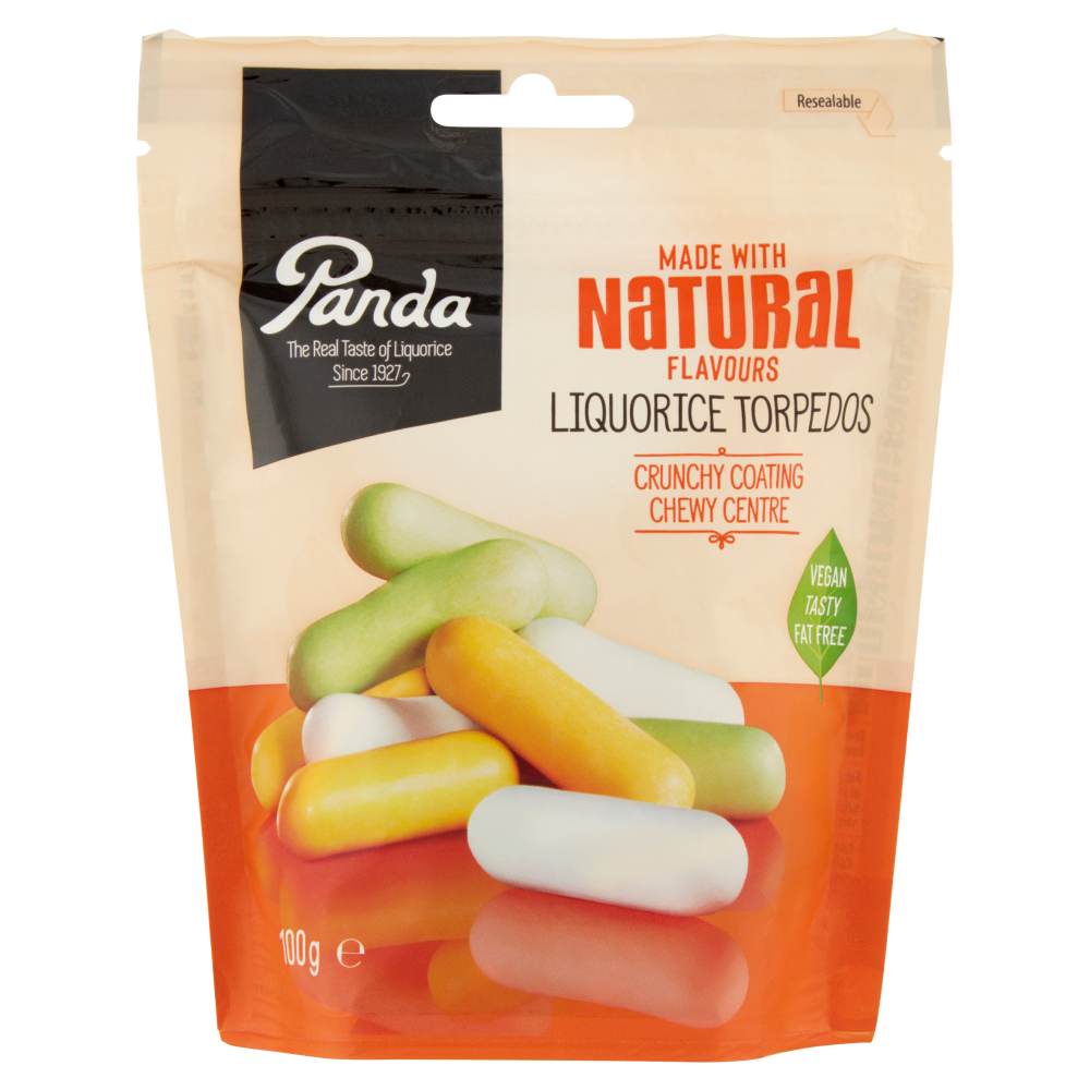Panda Liquorice Torpedos 100 g
