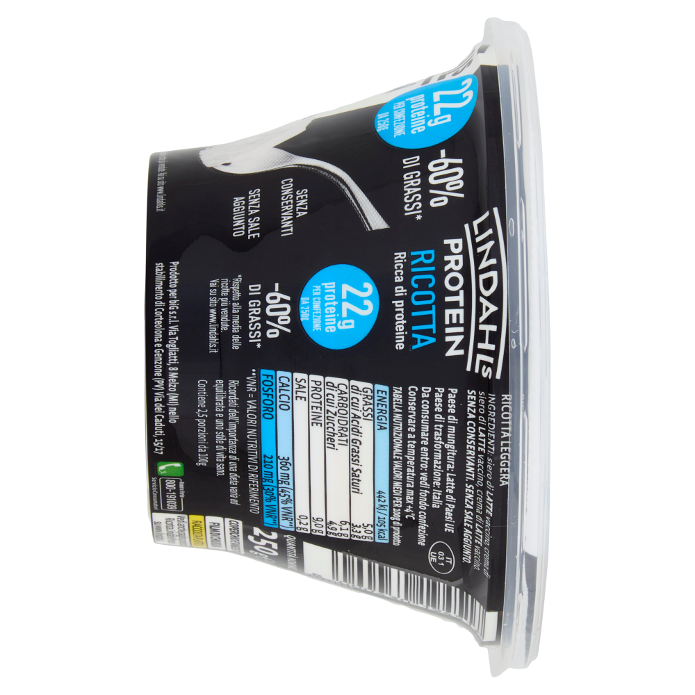  LINDAHLS Protein Ricotta 250 g