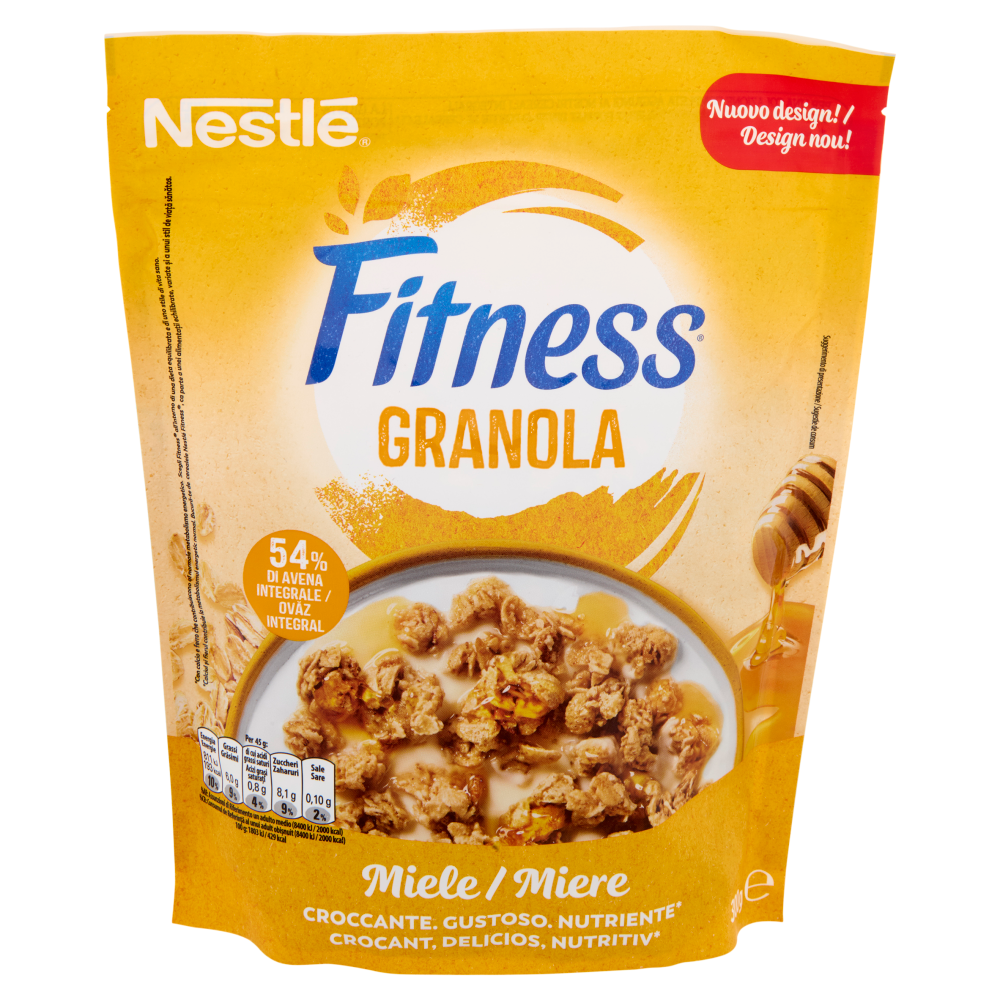 FITNESS Granola Miele con Avena e Cereali Integrali 300g