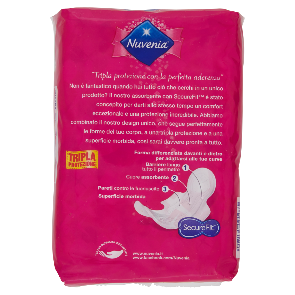 Nuvenia Sottile Normal con Ali Ripiegato 16 pz