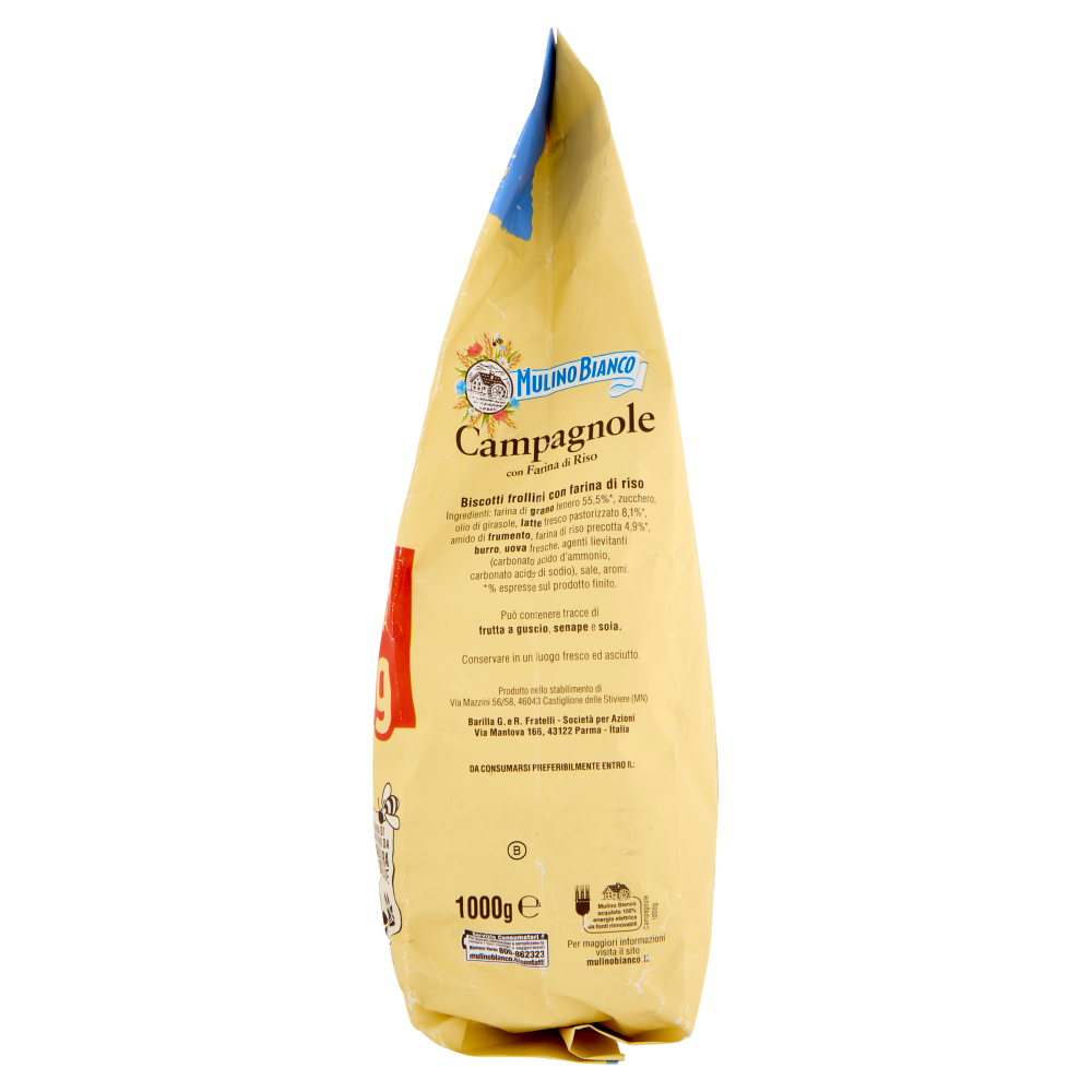 Mulino Bianco Campagnole Biscotti con Farina di Riso 1Kg