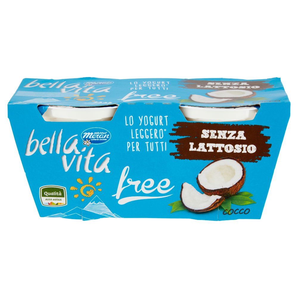 bella vita free Senza Lattosio Cocco 2 x 125 g	