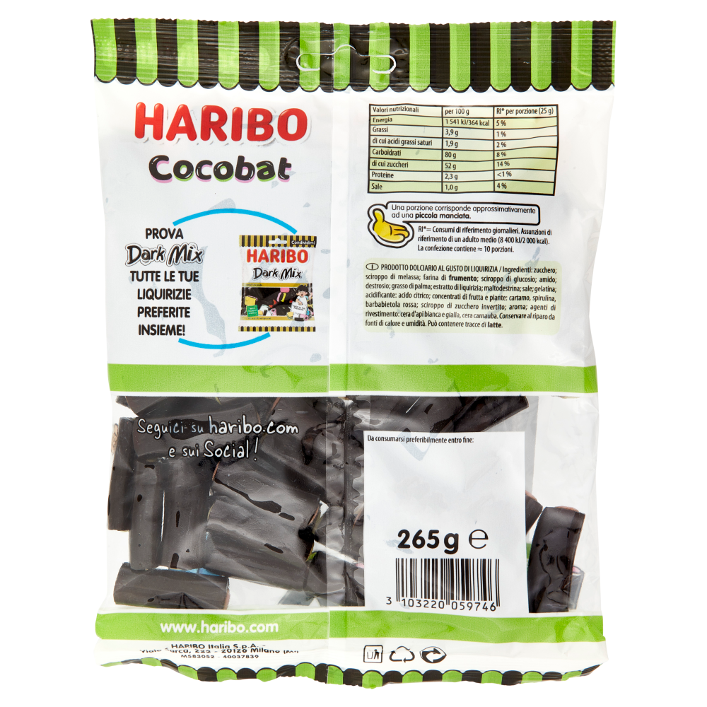 Haribo Cocobat 265 g