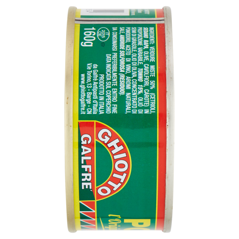 Galfr&egrave; Ghiotto Antipasto Po verdure e tonno 160 g