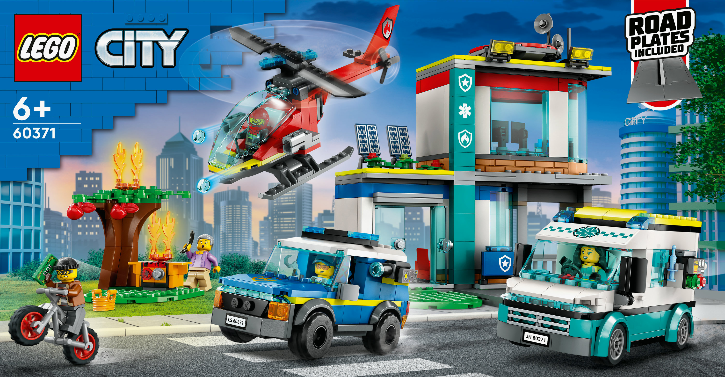 LEGO City Quartier generale veicoli d&rsquo;emergenza
