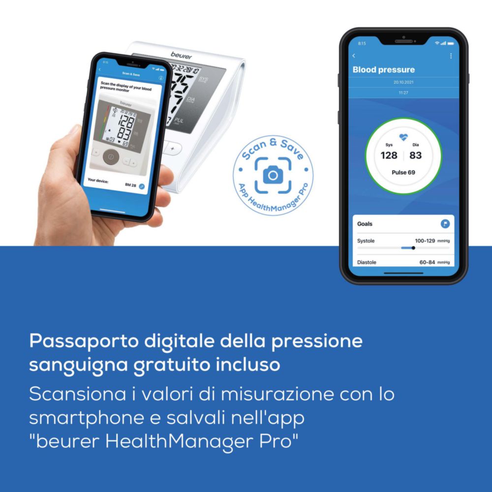 Beurer Misuratore di pressione da braccio BM 28